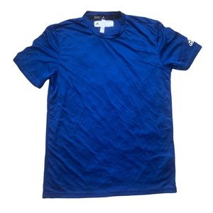 Adidas Men’s Team Clima Tech T-Shirt Medium Performance Tee Royal Blue